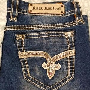 Rock Revival Vika Sequined Boot cut Jeans